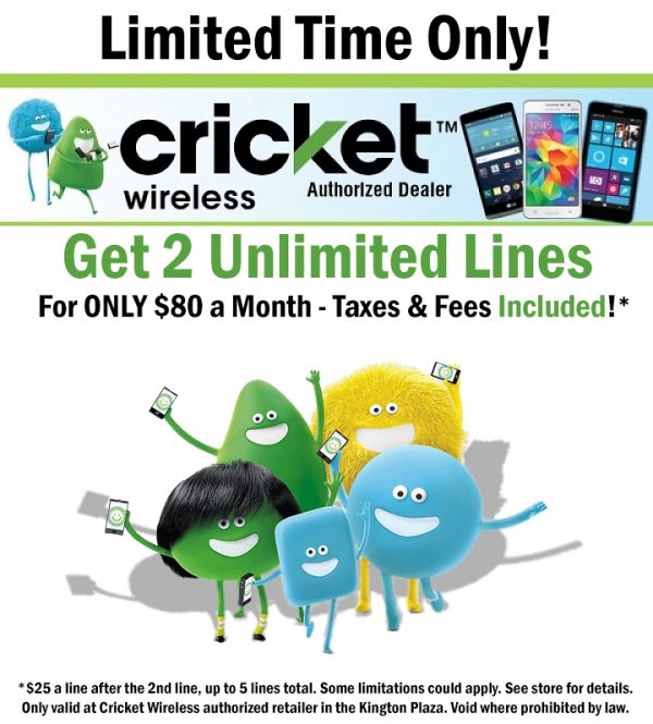 Get 2 Unlimited Lines for Only $80 a Month!