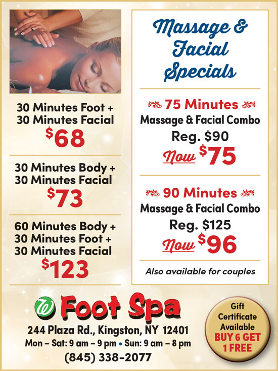Massage Specials at W Foot Spa