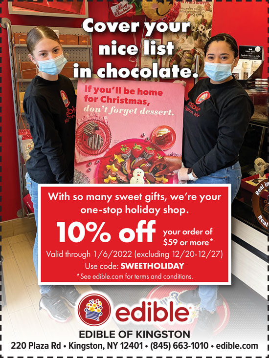$10 Off Your Order of $59 or more at Edible of Kingston
