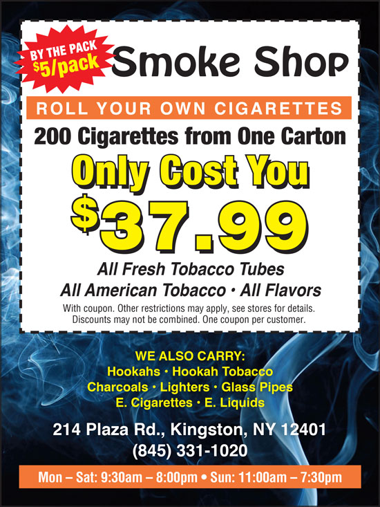 200 Cigaretes for $39.99 from Smoke Shop
